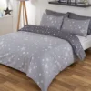 Dreamscene Galaxy Stars Duvet Cover With Pillowcase Kids Bedding Set Silver Grey, Silver Grey Charcoal Stars - Double 1 Dreamscene Galaxy Stars Duvet Cover With Pillowcase Kids Bedding Set Silver Grey, Silver Grey Charcoal Stars - Double -DIY dreamscene galaxy stars duvet cover with pillowcase kids bedding set silver grey silver grey charcoal stars double5027434126811 01c MP