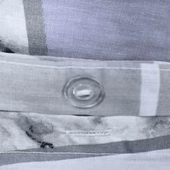 Dreamscene Marble Geo Duvet Cover With Pillowcase Bedding Set, Charcoal - King -DIY dreamscene marble geo duvet cover with pillowcase bedding set charcoal king5027434091249 03c MP