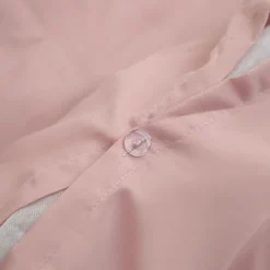 Dreamscene Pom Pom Trim Duvet Cover With Pillowcase Bedding Set, Blush - King -DIY dreamscene pom pom trim duvet cover with pillowcase bedding set blush king5027434135660 04c MP