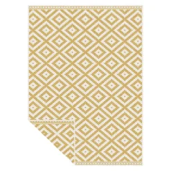 Duo Weave Geo Ochre Reversible Indoor & Outdoor Rug 170cmx120cm -DIY duo weave geo ochre reversible indoor outdoor rug 170cmx120cm5060827254494 36c bq