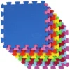 Easimat 18 Piece EVA Interlocking Large Coloured Play Mat Soft Foam Tiles Child Kids Jigsaw -DIY easimat 18 piece eva interlocking large coloured play mat soft foam tiles child kids jigsaw5060477744260 01c MP