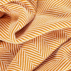 EHC Herringbone Lightweight Soft Warm Wool Feel Acrylic Throws For Sofa Blanket - Ochre -DIY ehc herringbone lightweight soft warm wool feel acrylic throws for sofa blanket ochre5060414795621 04c MP