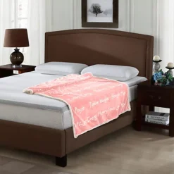 DIY -DIY ehc luxuriously soft fluffy sherpa reversible microfiber blanket for single bed armchair couch peach 127 x 152 cm5060414798417 02c MP