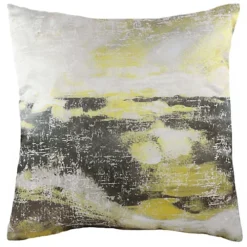 Evans Lichfield Landscape Abstract Hand-Painted Printed Polyester Filled Cushion