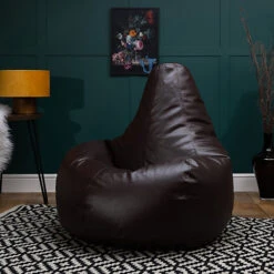 Faux Leather Recliner Bean Bag Brown Bean Bag Chair 9 Faux Leather Recliner Bean Bag Brown Bean Bag Chair -DIY faux leather recliner bean bag brown bean bag chair5060161111552 04c MP
