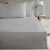 Flat Sheet 180TC Percale Grey Double Sheet Suitable For Deep Mattresses -DIY flat sheet 180tc percale grey double sheet suitable for deep mattresses5027491438773 01c MP