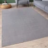 Flex Collection Low Pile Rugs Solid Design In Silver 1000S -DIY flex collection low pile rugs solid design in silver 1000s5056584505078 01c MP