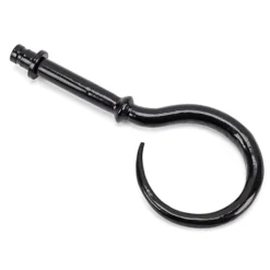 From The Anvil Black Hook Curtain Finial (pair)