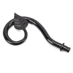 From The Anvil Black Leaf Curtain Finial (pair)