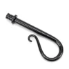 From The Anvil Black Shepherd's Crook Curtain Finial (pair) -DIY from the anvil black shepherd s crook curtain finial pair 5056268809089 01c MP
