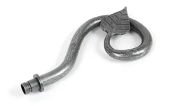 From The Anvil Pewter Leaf Curtain Finial (pair)