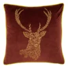 Furn. Forest Fauna Gold Embroidered Woodland Stag Piped Square Polyester Filled Cushion 1 Furn. Forest Fauna Gold Embroidered Woodland Stag Piped Square Polyester Filled Cushion -DIY furn forest fauna gold embroidered woodland stag piped square polyester filled cushion5025532527240 01c MP