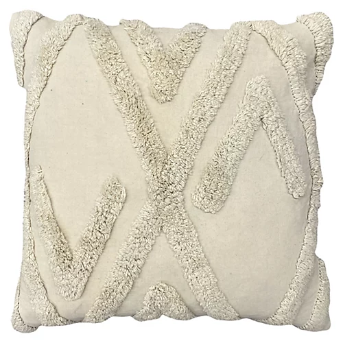 Furn. Kamjo Tufted Geometric Patterned Polyester Filled Cushion 3 Furn. Kamjo Tufted Geometric Patterned Polyester Filled Cushion
