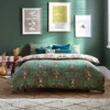 Furn. Luna Wood Double Duvet Cover Set, Cotton, Polyester, Fern Green 2 Furn. Luna Wood Double Duvet Cover Set, Cotton, Polyester, Fern Green -DIY furn luna wood double duvet cover set cotton polyester fern green5025532548146 01c MP