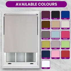 FURNISHED Blackout Roller Blinds With Triple Square Eyelets And Metal Fittings- Brown Trimmable (W)190cm (L)210cm 9 FURNISHED Blackout Roller Blinds With Triple Square Eyelets And Metal Fittings- Brown Trimmable (W)190cm (L)210cm -DIY furnished blackout roller blinds with triple square eyelets and metal fittings brown trimmable w 190cm l 210cm5056614558661 06c MP