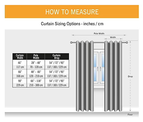 Geo 66" X 90" Blue (Ring Top Curtains) 6 Geo 66" X 90" Blue (Ring Top Curtains) - Image 4