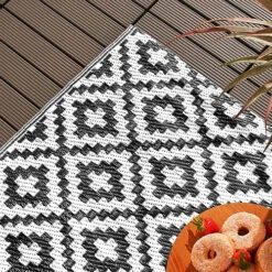 Geometric Outdoor Rug Large Garden Waterproof Non Slip Area Patio Mat -DIY geometric outdoor rug large garden waterproof non slip area patio mat5027434163731 03c MP