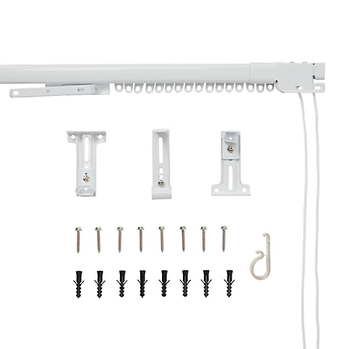 GoodHome Milet Matt White Extendable Curtain Track, (L)1.2m 6 GoodHome Milet Matt White Extendable Curtain Track, (L)1.2m - Image 4