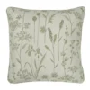 GoodHome Otema Light Green Floral Indoor Cushion (L)50cm X (W)43cm -DIY goodhome otema light green floral indoor cushion l 50cm x w 43cm5059340444710 02c