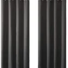Grey Thermal Insulating Blackout Curtains Eyelet Set Thermally Insulated For Summer & Winter 46 X 54 Inch 1 Grey Thermal Insulating Blackout Curtains Eyelet Set Thermally Insulated For Summer & Winter 46 X 54 Inch -DIY grey thermal insulating blackout curtains eyelet set thermally insulated for summer winter 46 x 54 inch5038230162200 01c MP