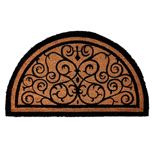 Groundsman Half Moon Coir Mat Brown/Black (One Size) 3 Groundsman Half Moon Coir Mat Brown/Black (One Size)