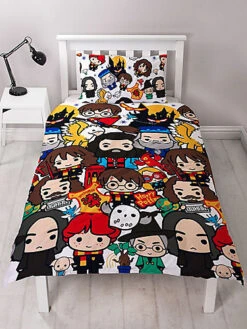 Harry Potter Charm Single Duvet Cover And Pillowcase Set -DIY harry potter charm single duvet cover and pillowcase set5056197112168 03c MP
