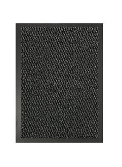 Heavy Duty Indoor & Outdoor Rubber Non-Slip Absorbent Barrier Mat - Charcoal 120 X 180 Cm