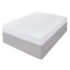 Highams 100% Cotton Fitted Bed Sheet, Plain Dye, White - Superking -DIY highams 100 cotton fitted bed sheet plain dye white superking5027434114870 01c MP