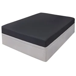 Highams 100% Cotton Fitted Bed Sheet, Plain Dye, White - Superking -DIY highams 100 cotton fitted bed sheet plain dye white superking5027434114870 02c MP