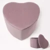 Homescapes Arundel Heart-Shaped Velvet Footstool With Storage, Pink -DIY homescapes arundel heart shaped velvet footstool with storage pink5056280711995 01c MP