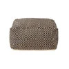 Homescapes Black And Cream Bean Cube Footstool With Aztec Pattern -DIY homescapes black and cream bean cube footstool with aztec pattern5055967445147 01c MP