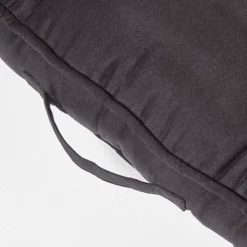 Homescapes Black Faux Suede 2 Seater Booster Cushion 9 Homescapes Black Faux Suede 2 Seater Booster Cushion -DIY homescapes black faux suede 2 seater booster cushion5056280706908 04c MP