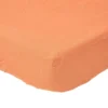 Homescapes Burnt Orange Linen Fitted Sheet, Small Double -DIY homescapes burnt orange linen fitted sheet small double5055967481411 01c MP