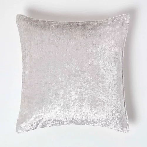 Homescapes Champagne Luxury Crushed Velvet Cushion Cover, 60 X 60 Cm 3 Homescapes Champagne Luxury Crushed Velvet Cushion Cover, 60 X 60 Cm