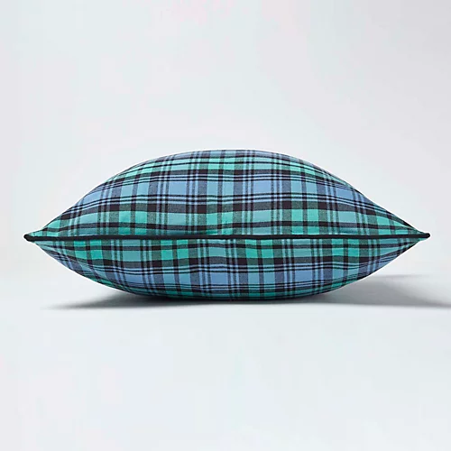 Homescapes Cotton Black Watch Tartan Cushion Cover, 60 X 60 Cm 5 Homescapes Cotton Black Watch Tartan Cushion Cover, 60 X 60 Cm - Image 3
