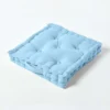 Homescapes Cotton Blue Floor Cushion, 40 X 40 Cm 1 Homescapes Cotton Blue Floor Cushion, 40 X 40 Cm -DIY homescapes cotton blue floor cushion 40 x 40 cm5055967422452 01c MP