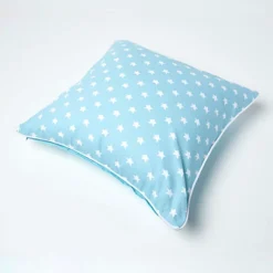 Homescapes Cotton Blue Stars Cushion Cover, 60 X 60 Cm -DIY homescapes cotton blue stars cushion cover 60 x 60 cm5055967418653 04c MP