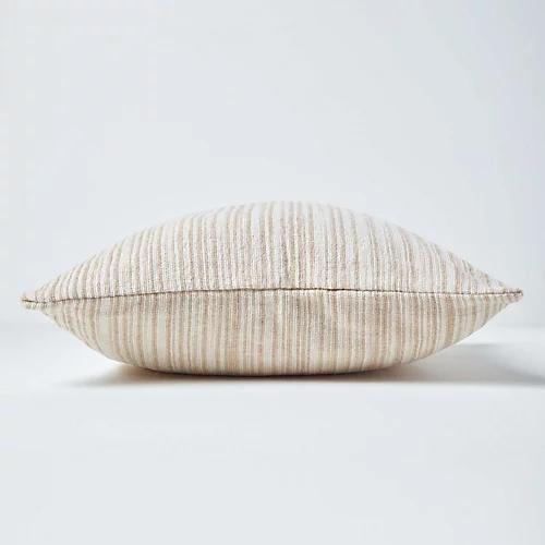 Homescapes Cotton Chenille Tie Dye Beige Cushion Cover, 60 X 60 Cm 4 Homescapes Cotton Chenille Tie Dye Beige Cushion Cover, 60 X 60 Cm - Image 2