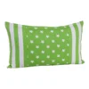 Homescapes Cotton Green Stripe Border, Stars Rectangular Cushion Cover,30 X 50 Cm -DIY homescapes cotton green stripe border stars rectangular cushion cover 30 x 50 cm5055967418820 01c MP