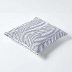 Homescapes Cotton Grey Halden Chevron Cushion Cover, 60 X 60 Cm -DIY homescapes cotton grey halden chevron cushion cover 60 x 60 cm5055967470071 03c MP