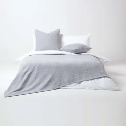 Homescapes Cotton Halden Chevron Grey Throw, 225 X 255 Cm -DIY homescapes cotton halden chevron grey throw 225 x 255 cm5055967470040 03c MP