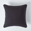 Homescapes Cotton Plain Black Cushion Cover, 60 X 60 Cm 1 Homescapes Cotton Plain Black Cushion Cover, 60 X 60 Cm -DIY homescapes cotton plain black cushion cover 60 x 60 cm5055967417687 01c MP
