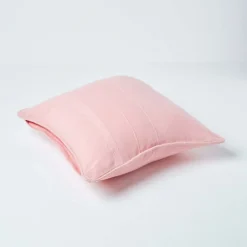 Homescapes Cotton Rajput Ribbed Pink Cushion Cover, 60 X 60 Cm 8 Homescapes Cotton Rajput Ribbed Pink Cushion Cover, 60 X 60 Cm -DIY homescapes cotton rajput ribbed pink cushion cover 60 x 60 cm5055967492196 03c MP