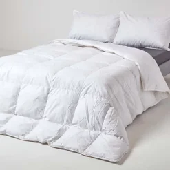 Homescapes Goose Feather And Down 4.5 Tog Single Size Summer Duvet