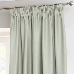 Homescapes Ivory Herringbone Chevron Blackout Curtains Pair Pencil Pleat, 46x90" -DIY homescapes ivory herringbone chevron blackout curtains pair pencil pleat 46x90 5055967406957 03c MP