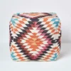 Homescapes Manila Orange And Pink Kilim Footstool Handwoven Beanbag Pouffe 43 X 43 Cm -DIY homescapes manila orange and pink kilim footstool handwoven beanbag pouffe 43 x 43 cm5056280711858 01c MP