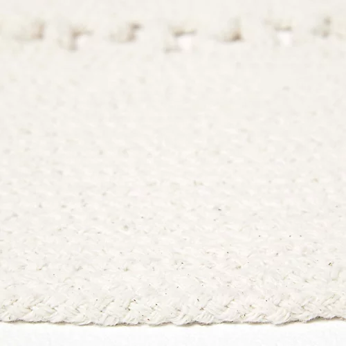 Homescapes Natural Crochet Braided Rug 120cm Round 6 Homescapes Natural Crochet Braided Rug 120cm Round - Image 4