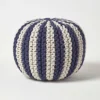 Homescapes Navy And White Knitted Pouffe Striped Footstool 35 X 40 Cm 2 Homescapes Navy And White Knitted Pouffe Striped Footstool 35 X 40 Cm -DIY homescapes navy and white knitted pouffe striped footstool 35 x 40 cm5056280715801 01c MP