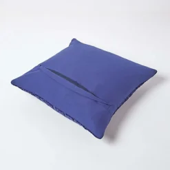 Homescapes Navy Blue Crushed Velvet Cushion Cover, 55 X 55 Cm -DIY homescapes navy blue crushed velvet cushion cover 55 x 55 cm5056280702528 03c MP