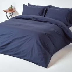Homescapes Navy Blue Egyptian Cotton Fitted Sheet 200 TC, Double 9 Homescapes Navy Blue Egyptian Cotton Fitted Sheet 200 TC, Double -DIY homescapes navy blue egyptian cotton fitted sheet 200 tc double5055967402614 04c MP